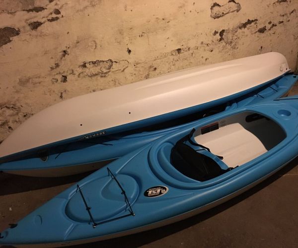 PVC Basement Kayak Rack
