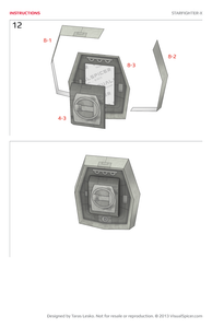 Starfighter-X Star Wars Inspired Paper Model