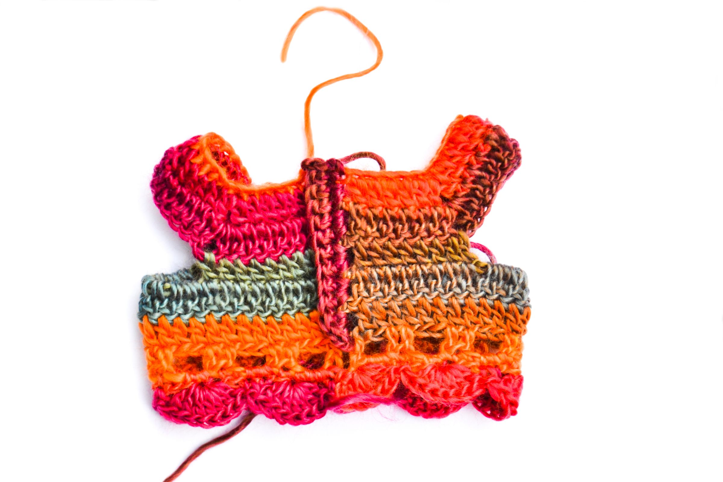 How to Make a Stylish Crochet Tutu Dress for an 18" Doll 9 Steps