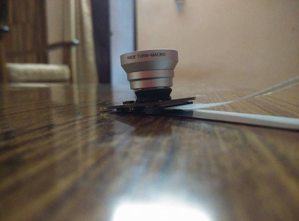Raspberry Pi Camera Sugru Lens Mount