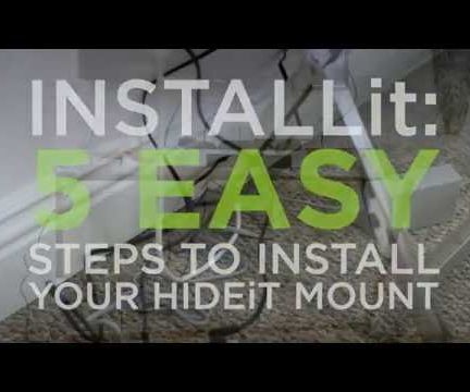 HIDE the Cable Box Behind a Wall Mounted TV