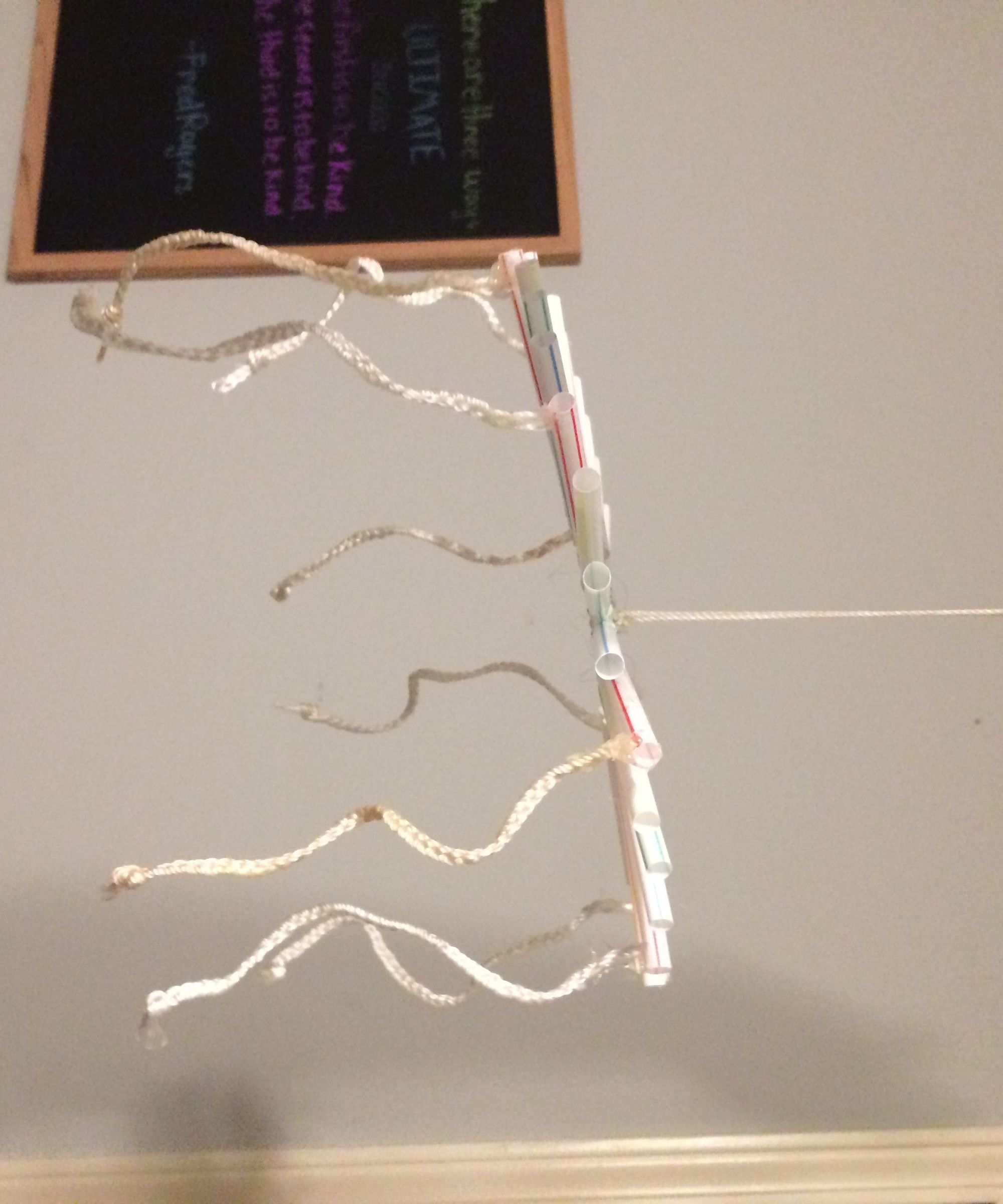 DIY Kid's Room Chandelier