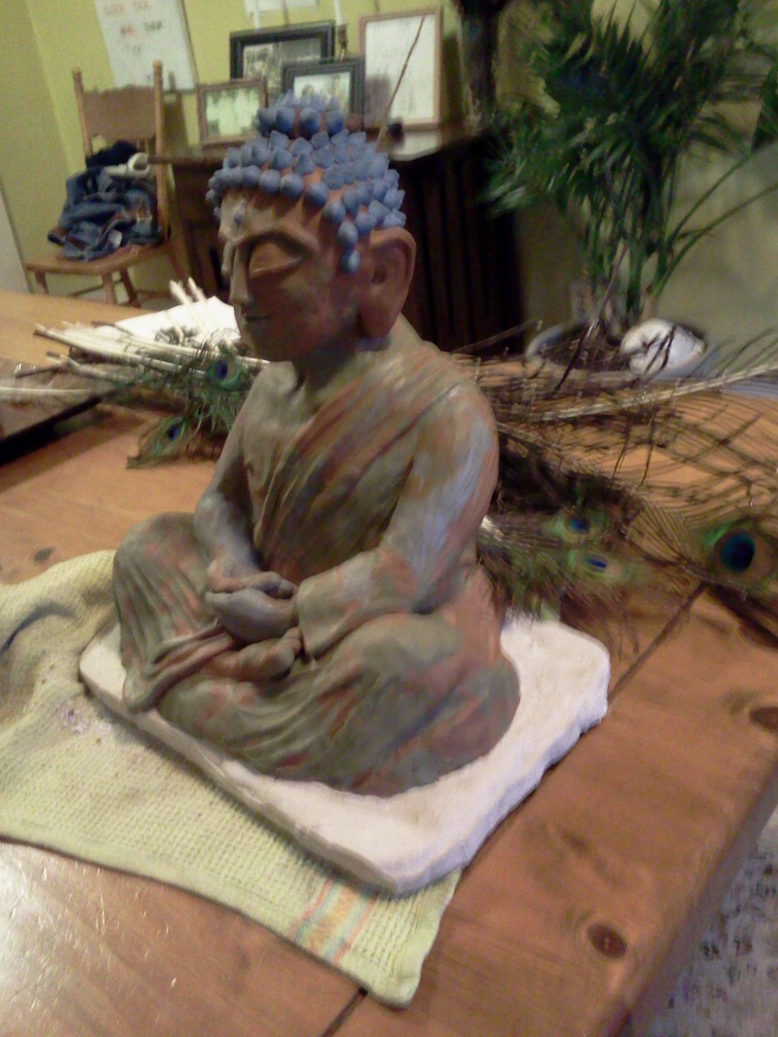 Meditating Buddha Statue How I Made One 4 Steps Instructables