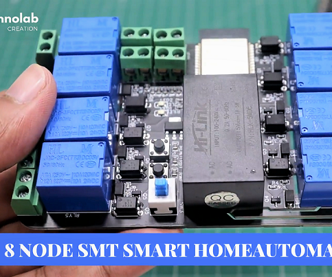 8 NODE SMT Smart HomeAutomation PCB.