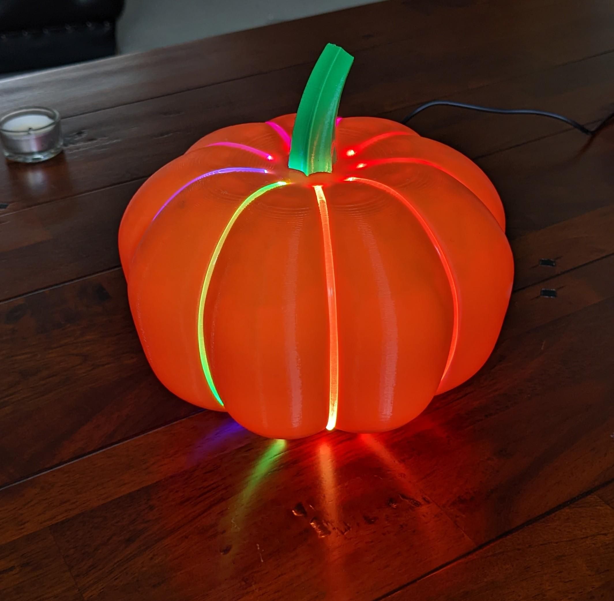 Neopixel Fiber Optic Pumpkin or Jack O'Latern With Raspberry Pi Pico 7 Steps (with Pictures