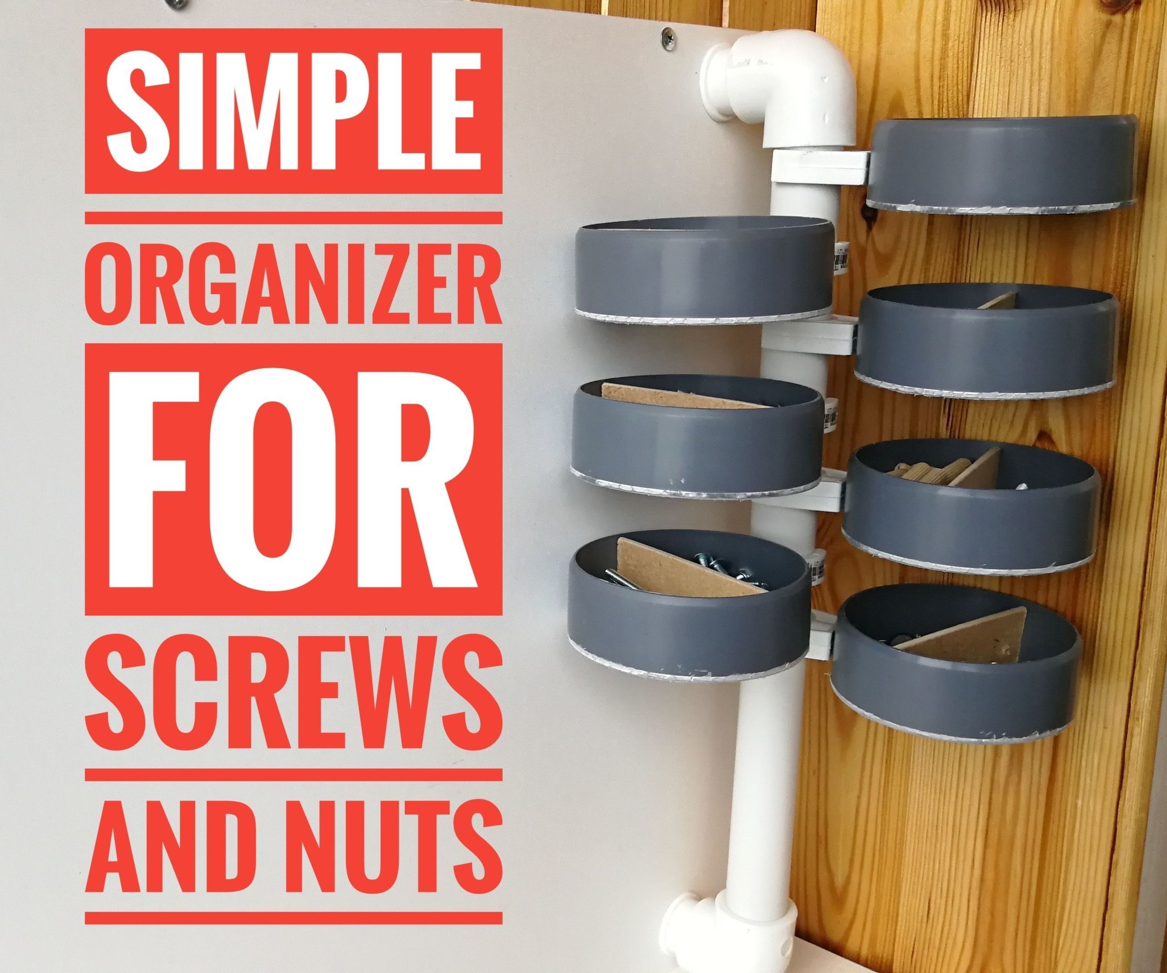 Simple Organizer of Their PVC Pipes