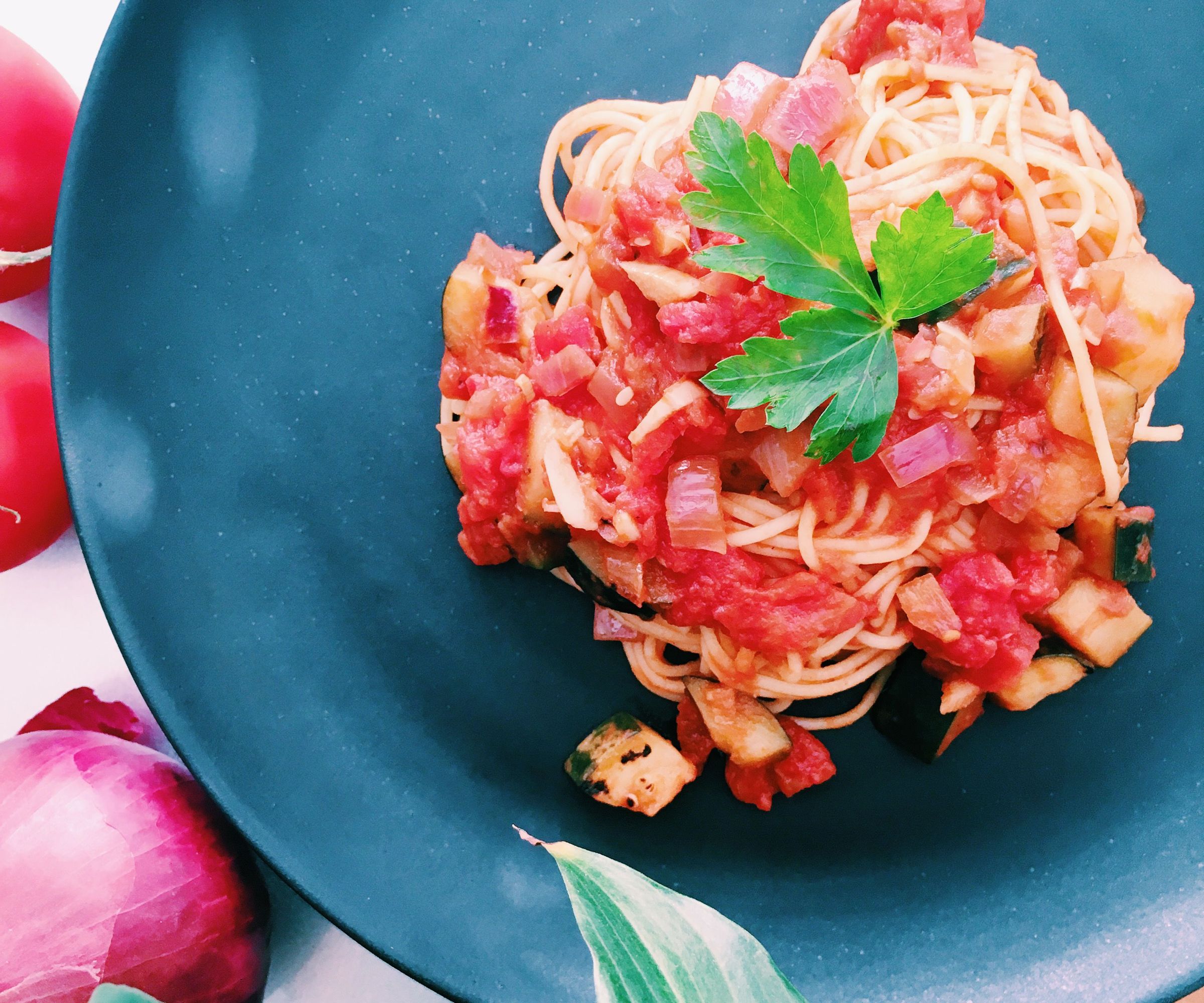 SPICY ZUCCHINI SPAGHETTINI