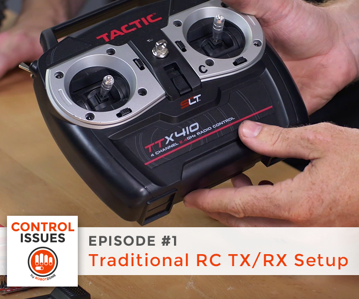 Control a Robot With a RC Transmitter & Receiver