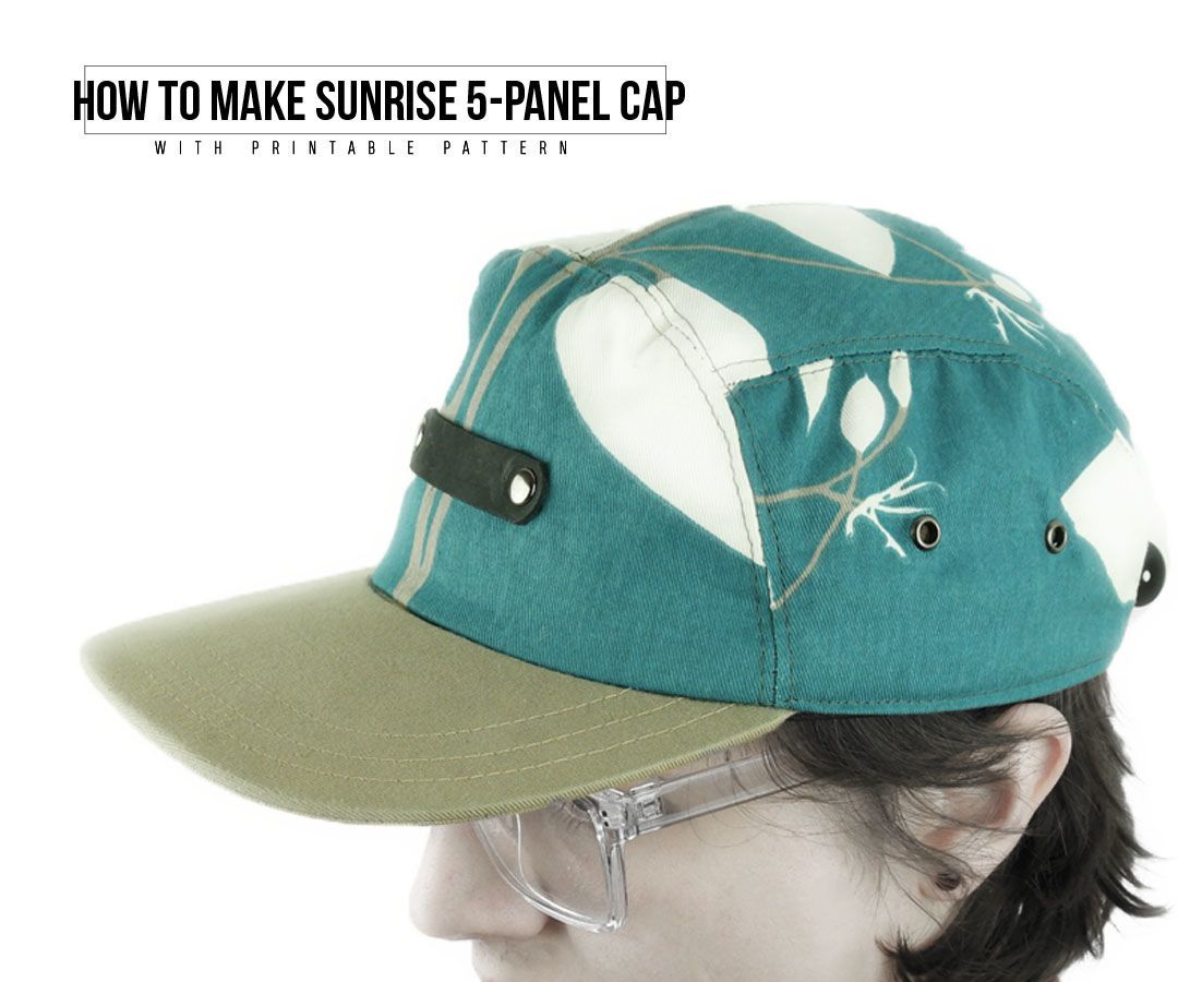 How to Make Sunrise 5-Panel Cap