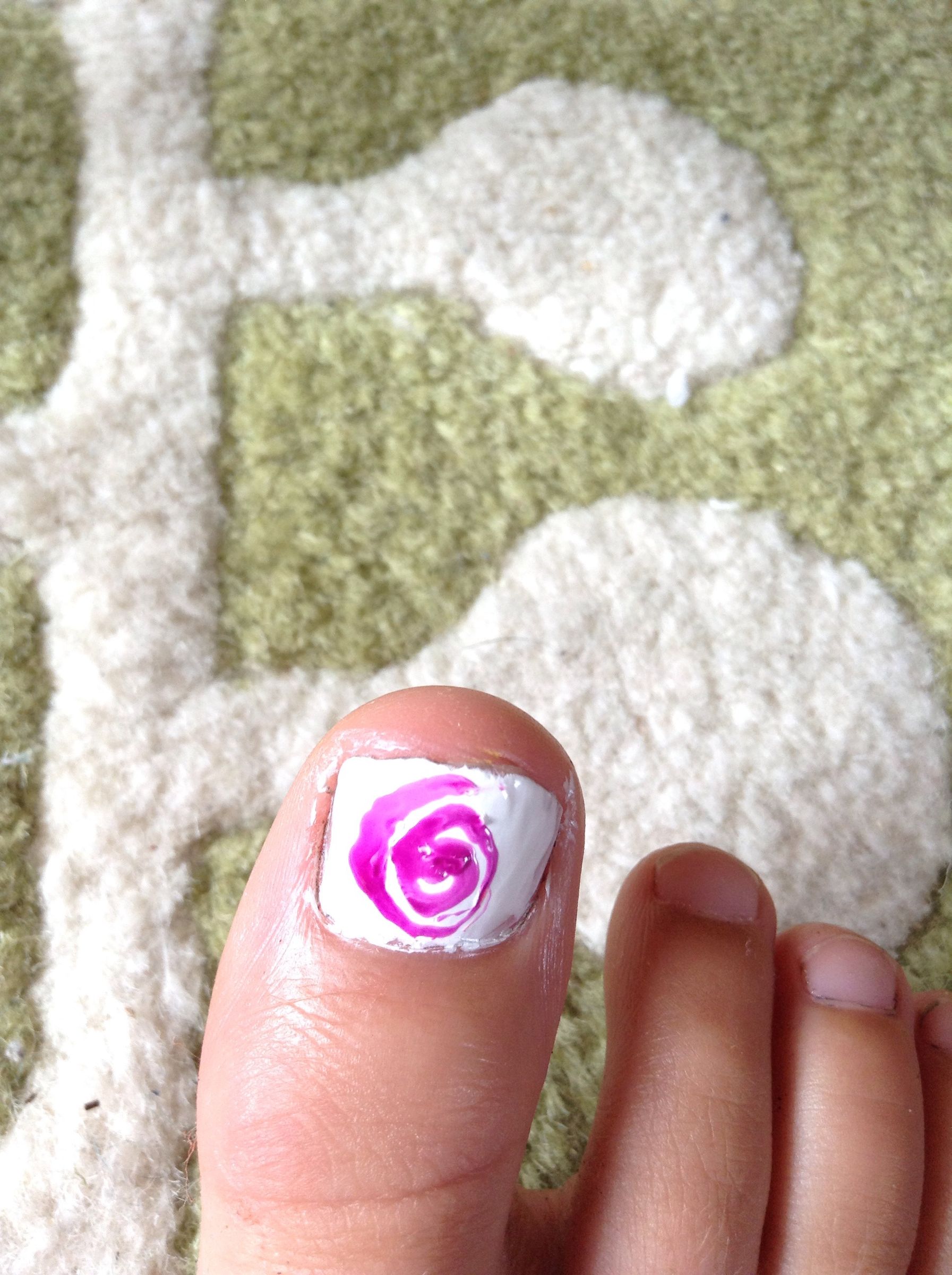 How to Paint a Swirl on Your Nail 3 Steps Instructables