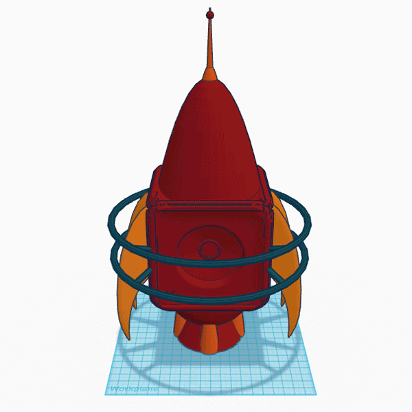 Retro Red Rocket