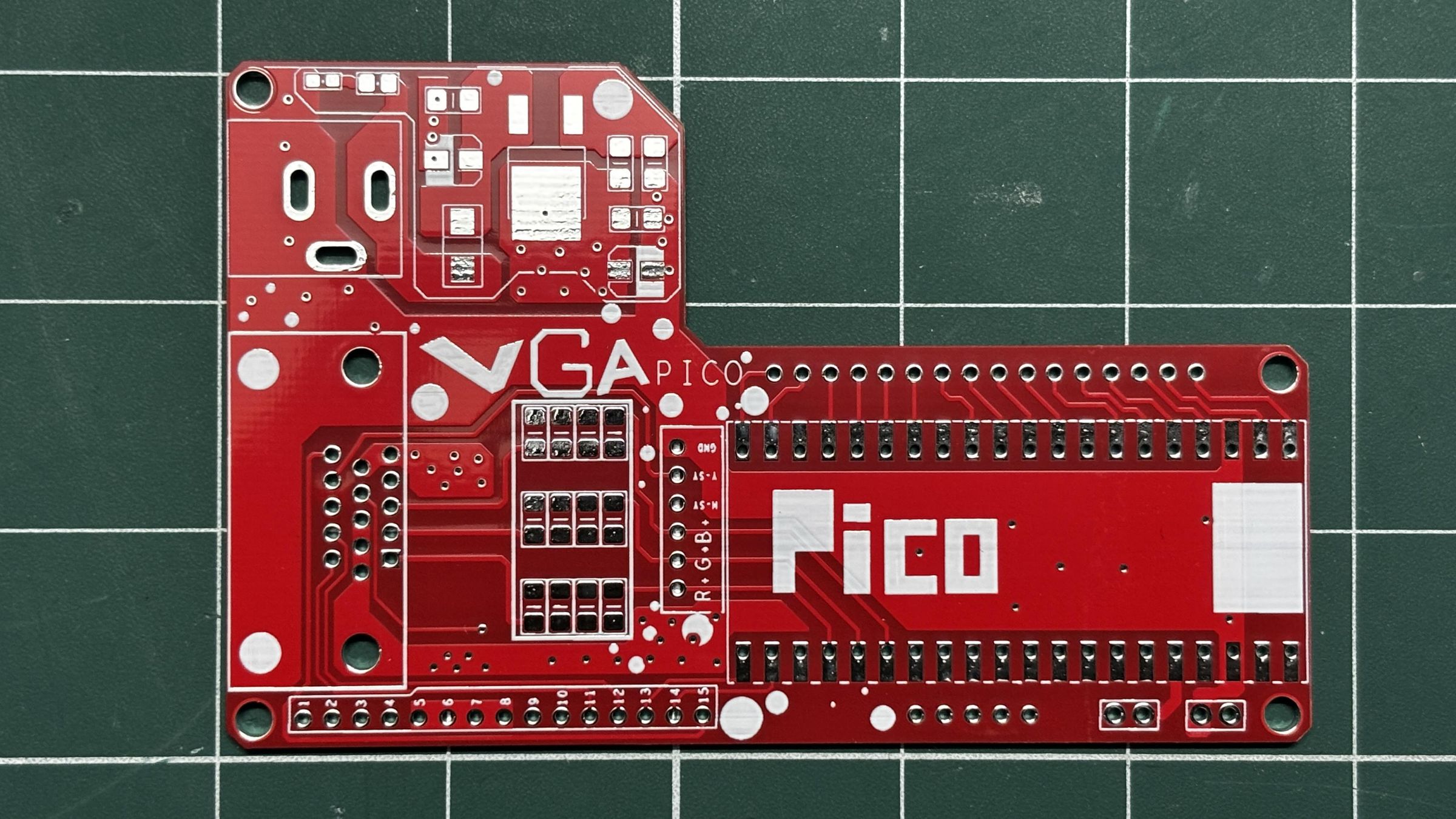 Manufactured PCB