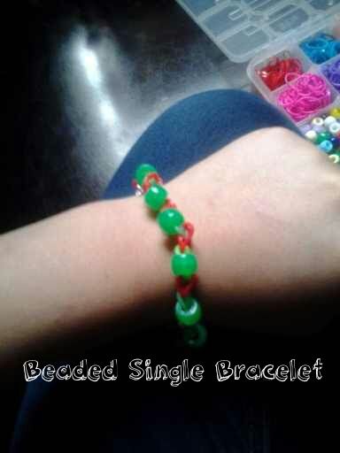 How to Make a Beaded Single Bracelet on Rainbow Loom
