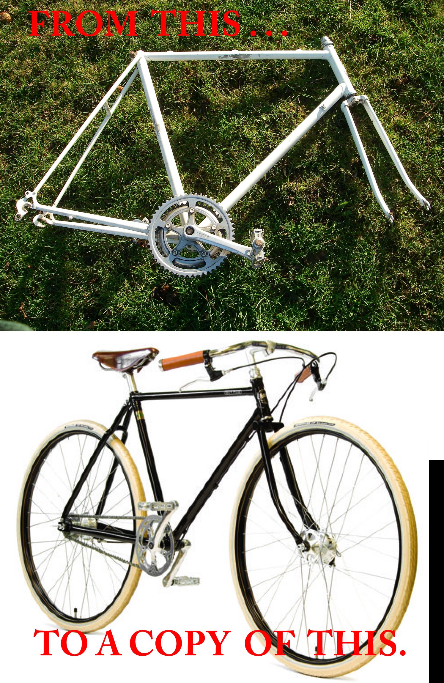 The Gov'not - an Attempt to Turn an Old Frame Into a Copy of a Vintage ...
