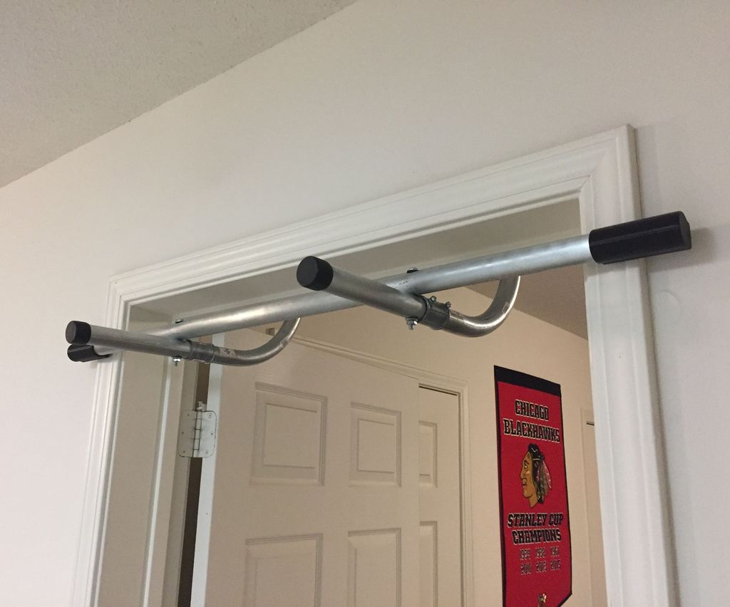 Doorway Pull Up Bar From EMT Conduit 4 Steps Instructables