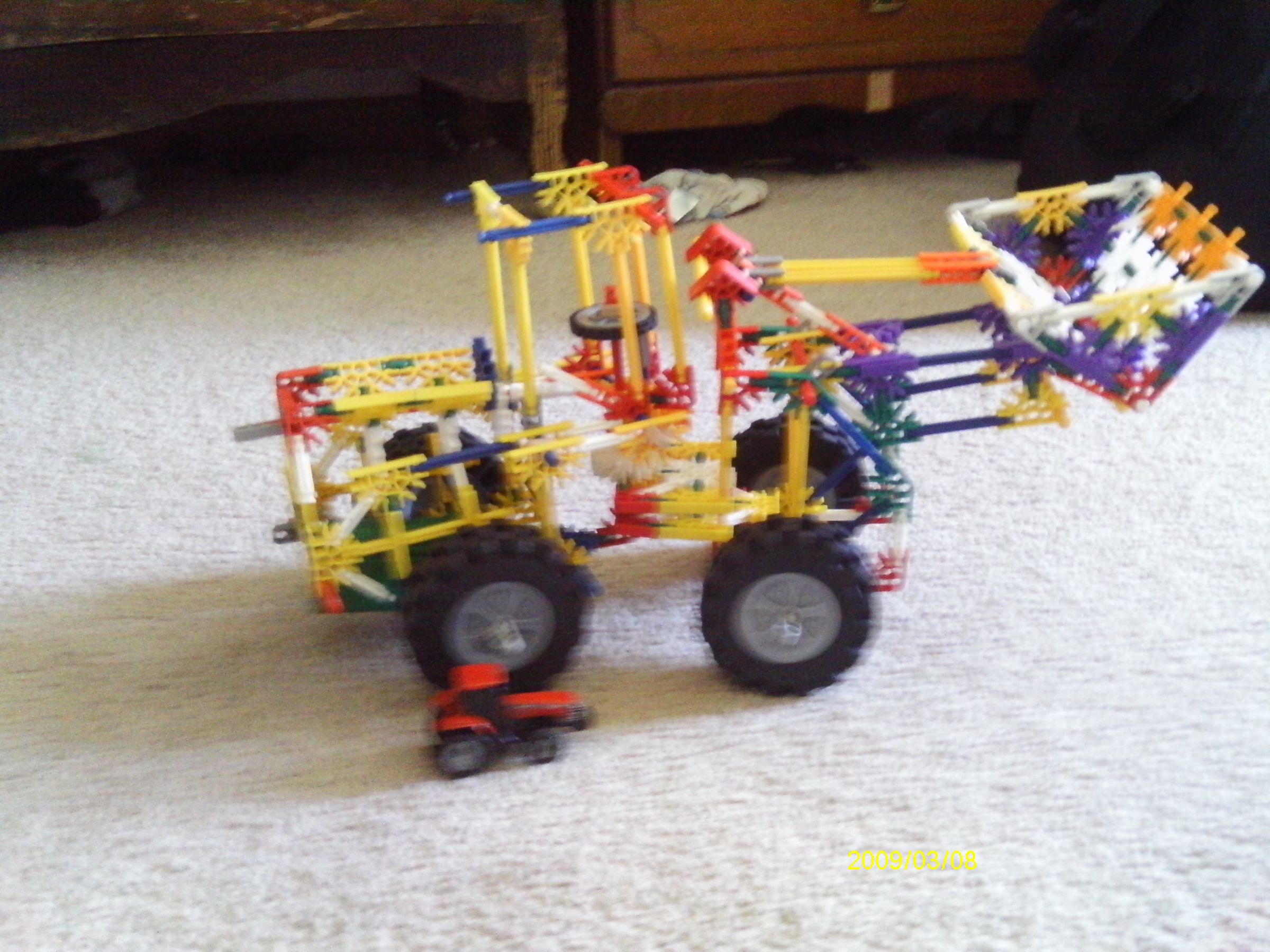 Front End Loader Made Out of Knex Instructables