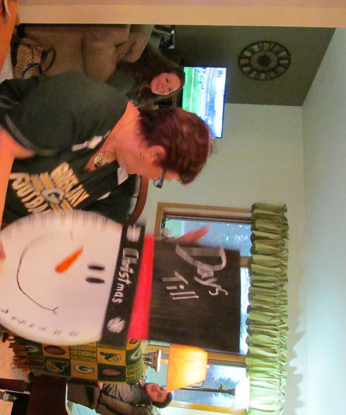 Snowman Advent Countdown Clock