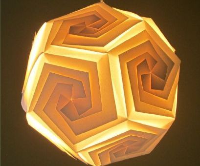 DIY Lampshade Dodecahedron