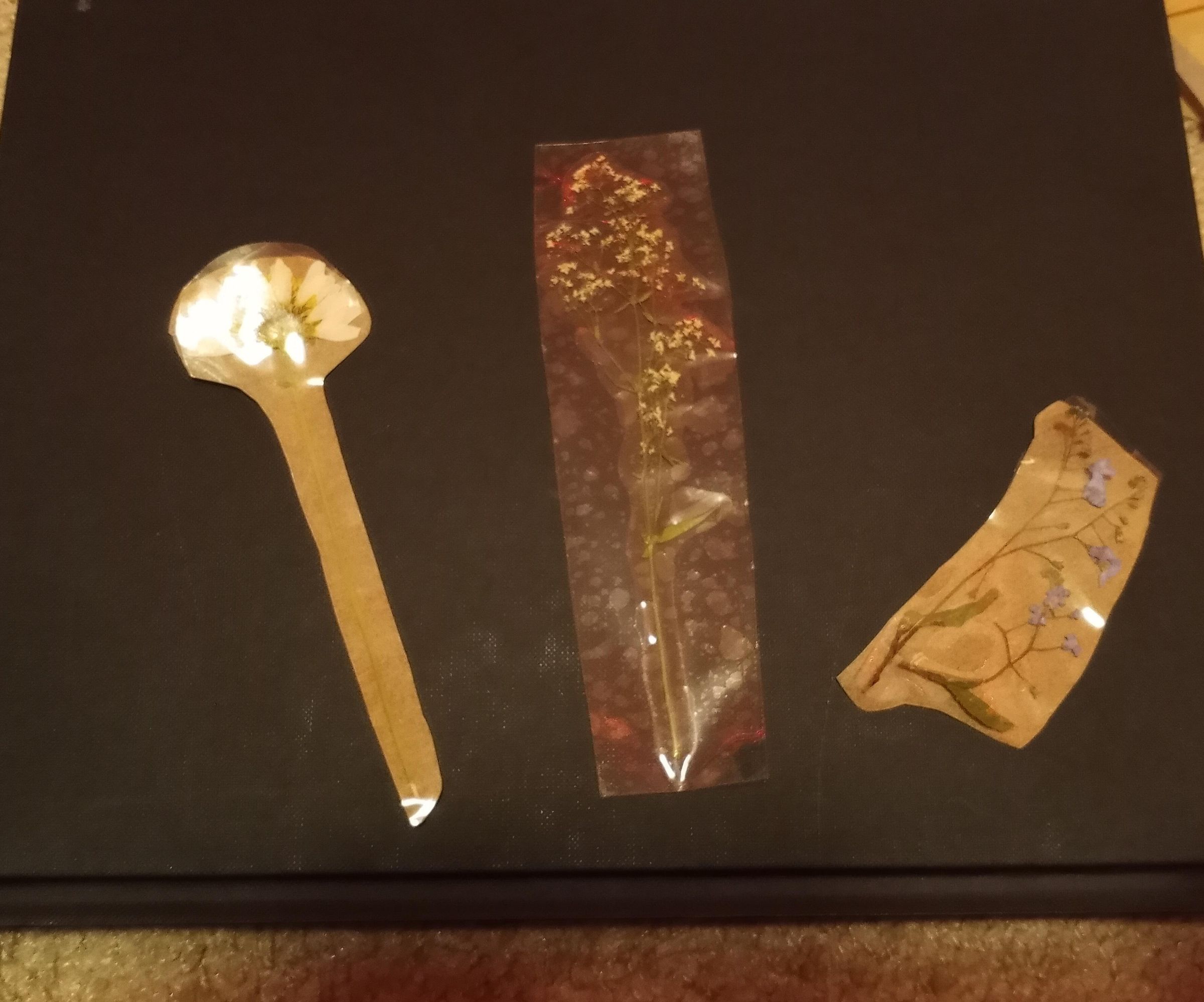 Pressed Flower Stickers & Bookmark