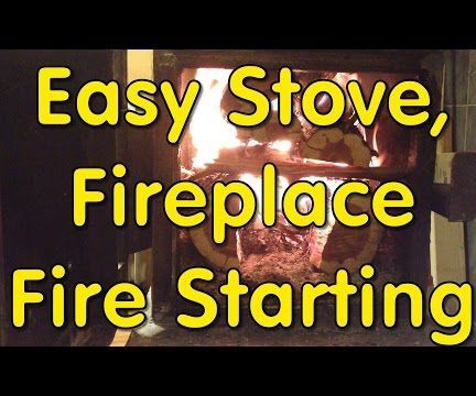 Wood Stove Starting WITHOUT Accelerant!