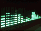 AVR acoustic spectrum analyzer