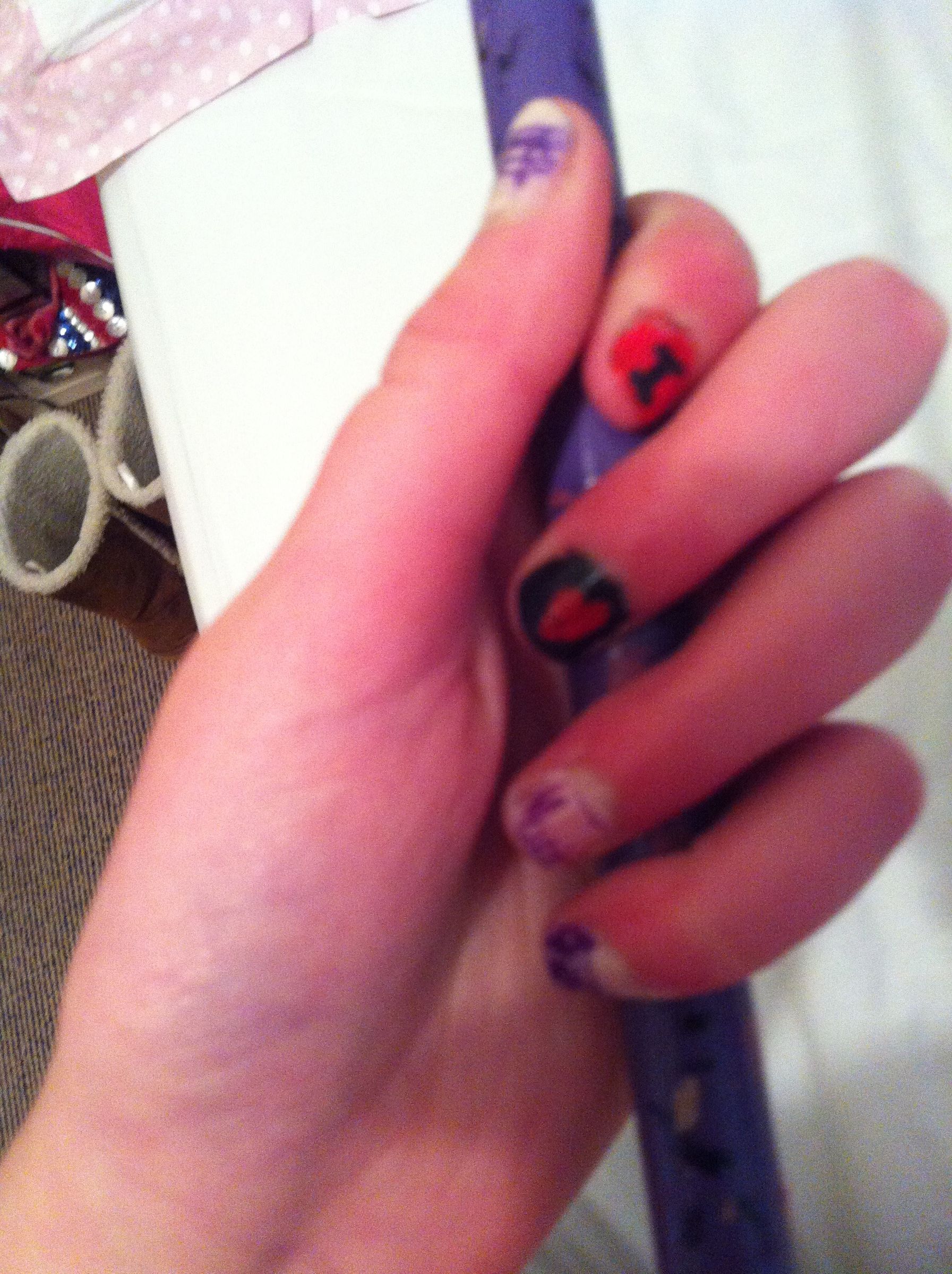 How to Do Your Own Newsprint Nails