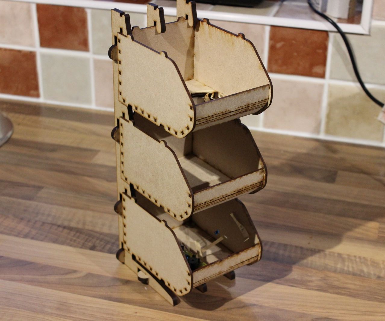 Rackable/Stackable Laser Cut Linbin System