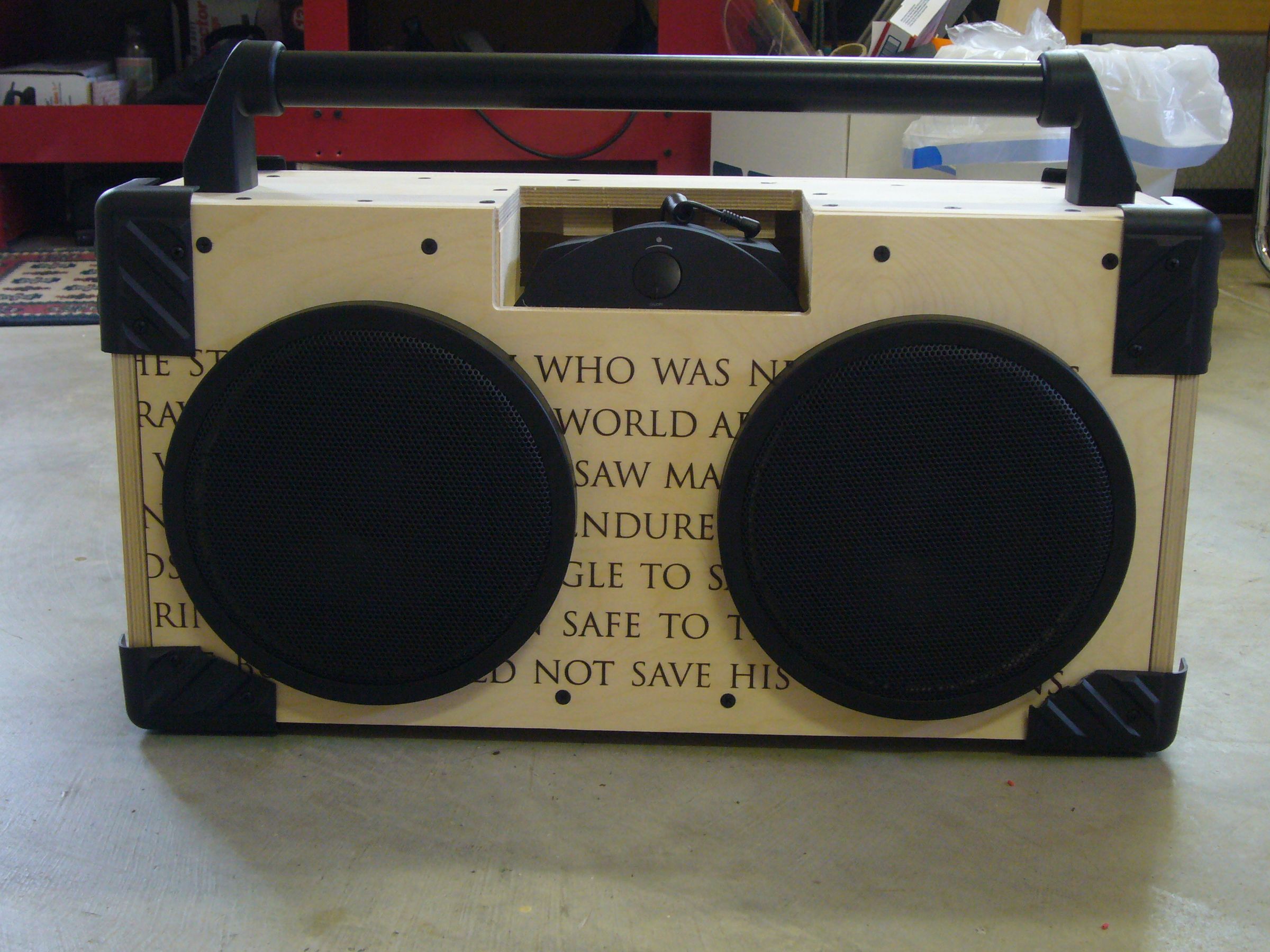 Homemade Boombox Collection Instructables