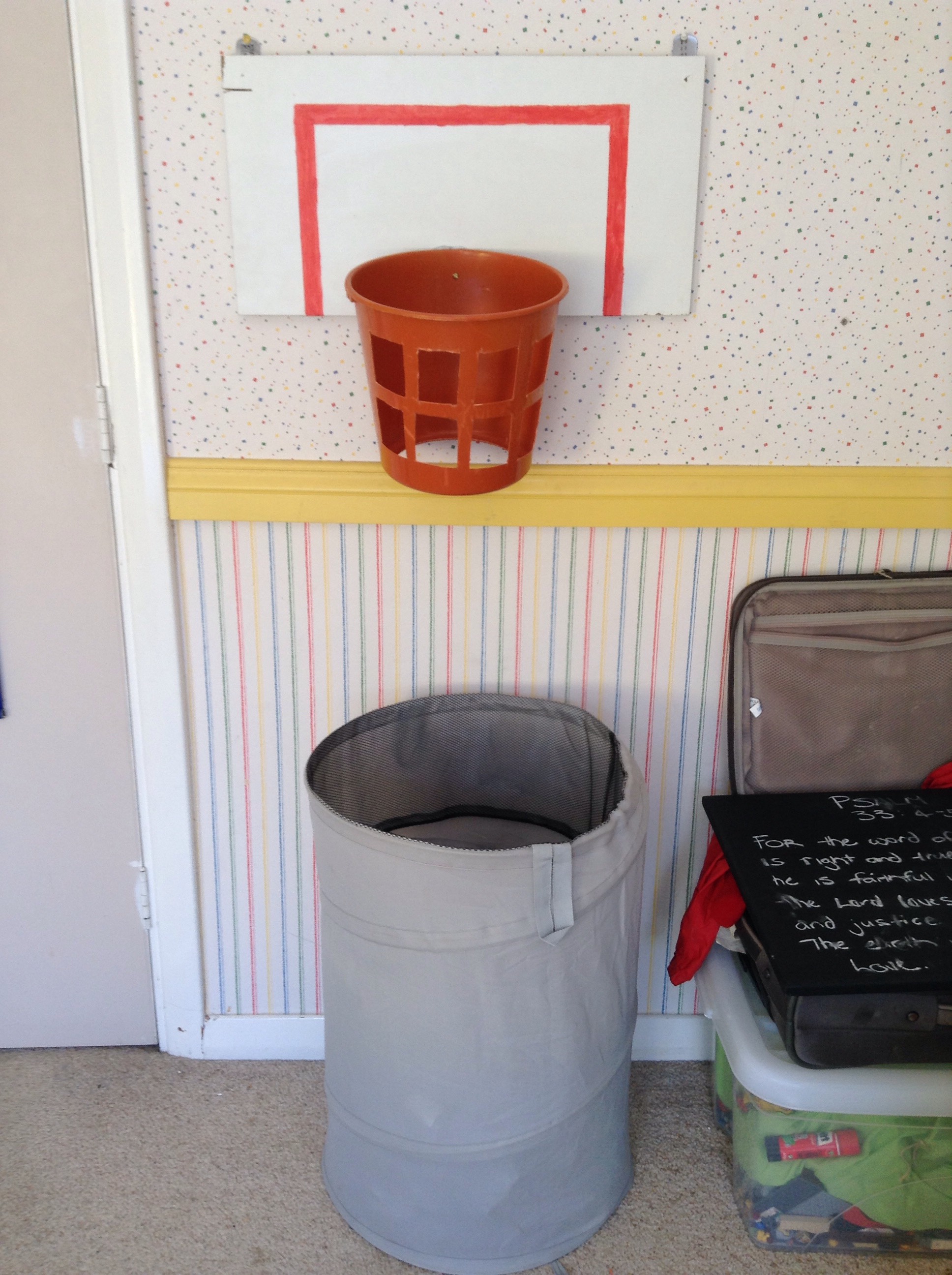 Washing Basketball Hoop Makes Cleaning Actually Fun!