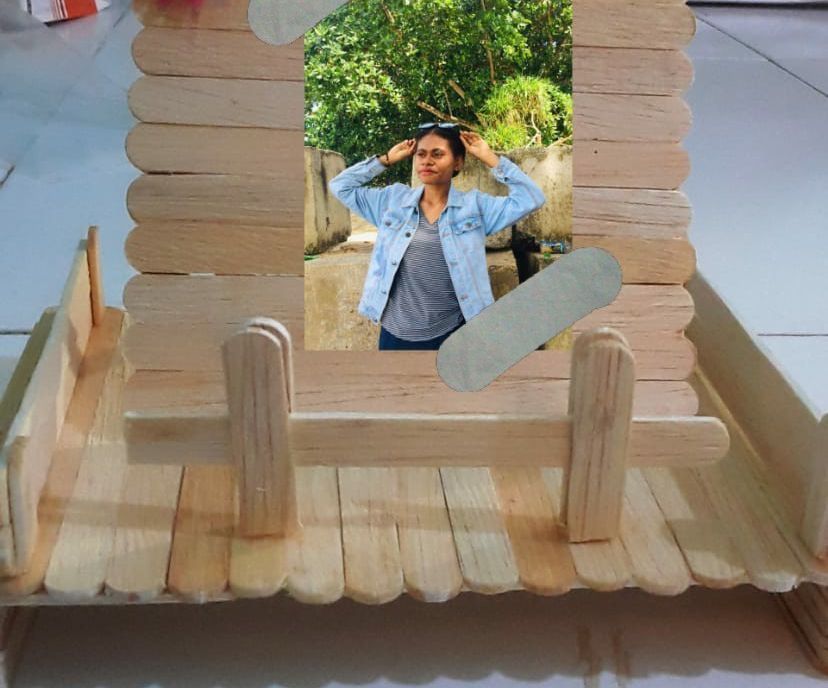 Photo Frame With Sticks
