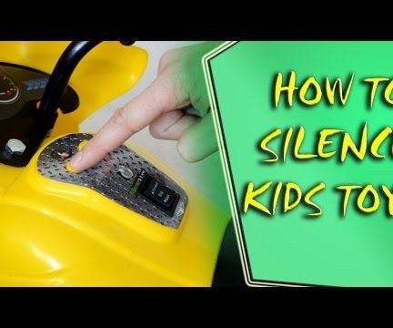 Life Hack - How to Silence Kids Toys