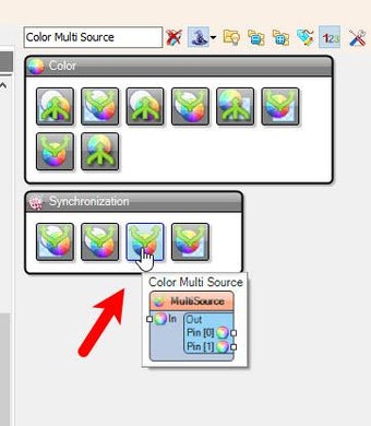 In Visuino Add Components