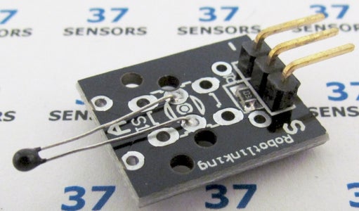 Using Analog Temperature Sensor From 37 Sensors Kit : 7 Steps ...