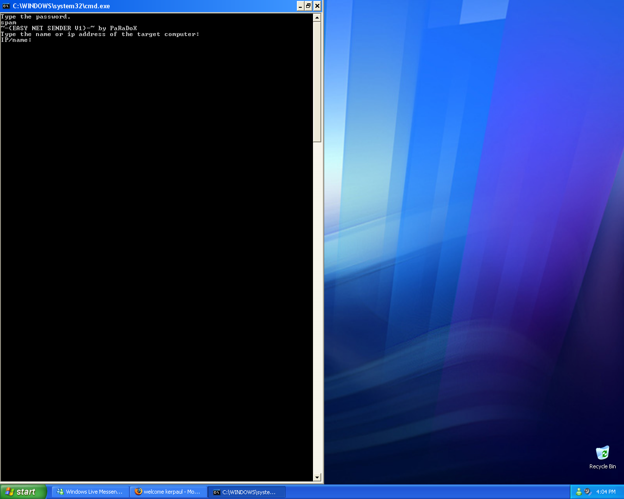Easy Net Sender (also Spambot :O)