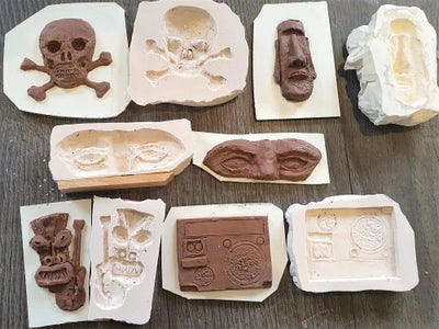 Modelling, Moulding and Applying Clay Sprigs to a Fabbo Cocktail Bowl