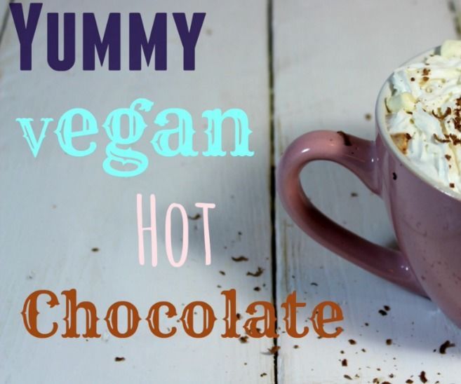 Whipped Cream Hot Chocolate With Marshmallows (Vegan)