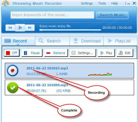 Record Music From YouTube
