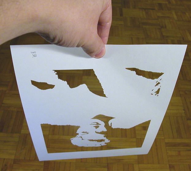 Monroe Silhouette Paper Cutting