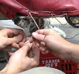 Lacing the Skin to the Bows