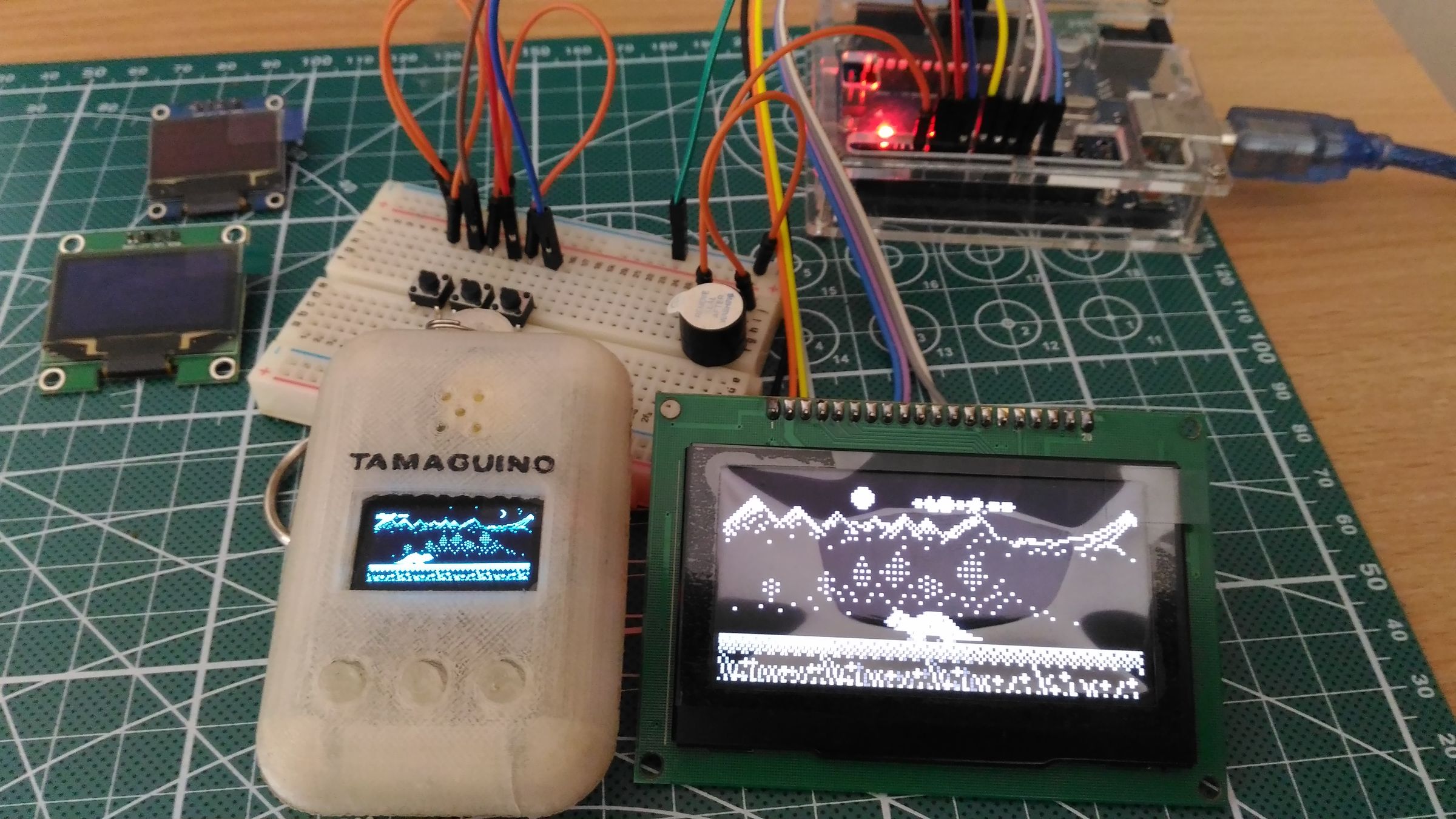 Tamaguino Update With Huge OLED : 4 Steps - Instructables