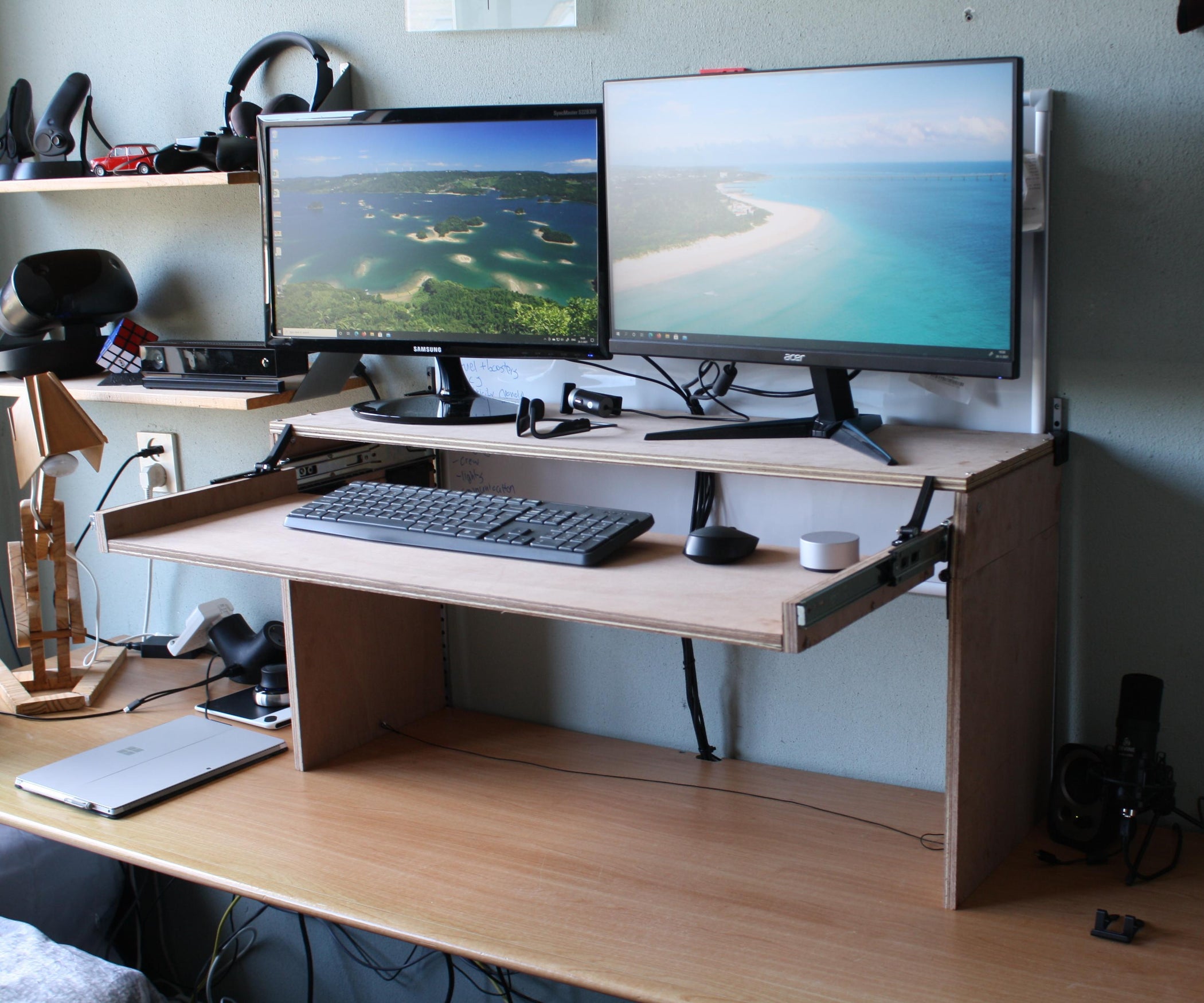 Sturdy Standing Desk Mod Within $80,- : 7 Steps - Instructables