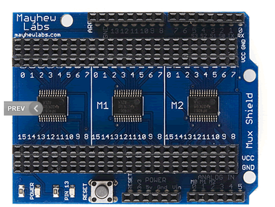 Arduino Mayhew Mux Shield - Cable Connections Solutions (techshop) : 9 ...
