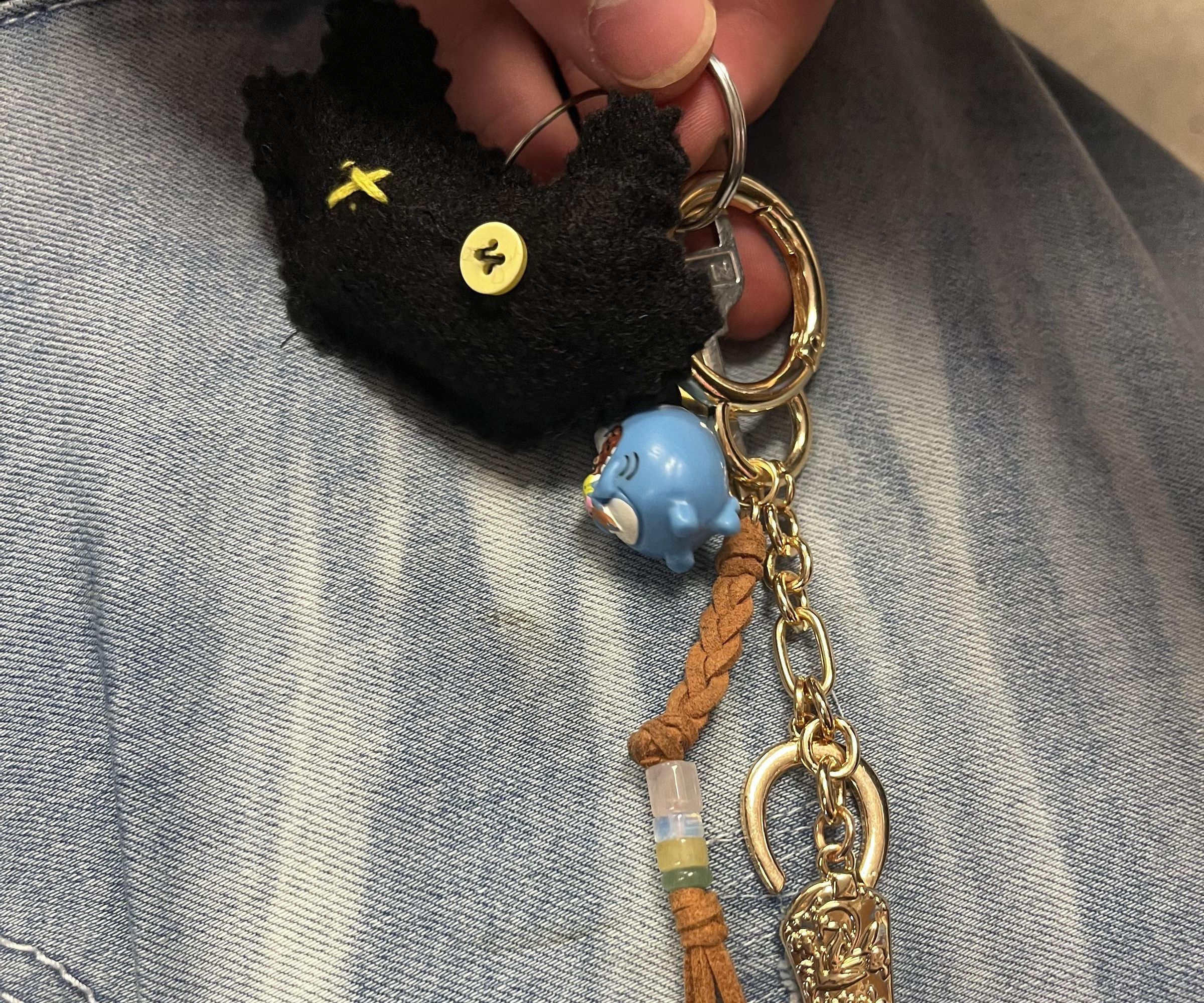 Hand Sewed Cat Keychain!