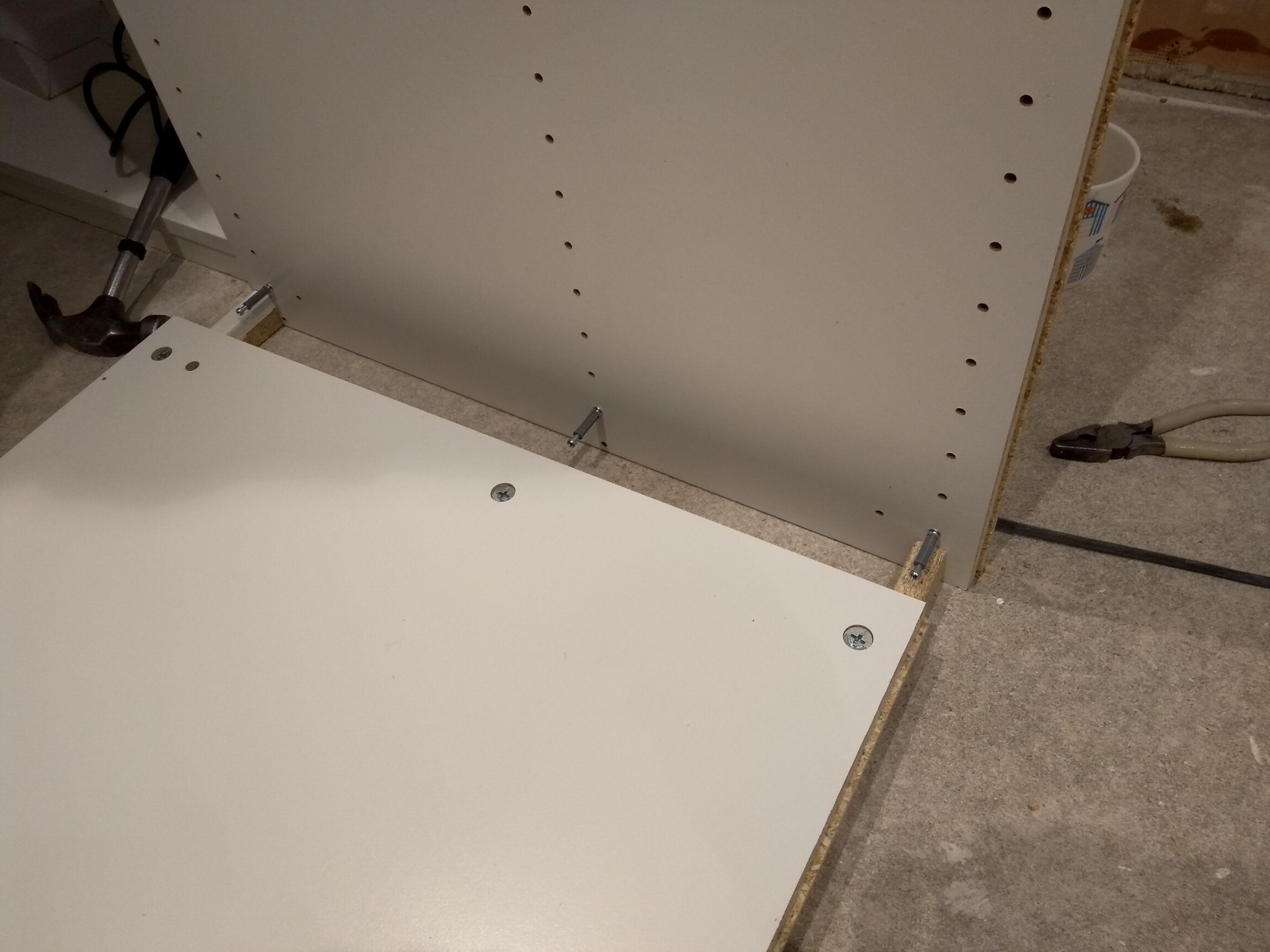 IKEA Pax Wardrobe Shortening, Reducing Height, Buildingin Floor to