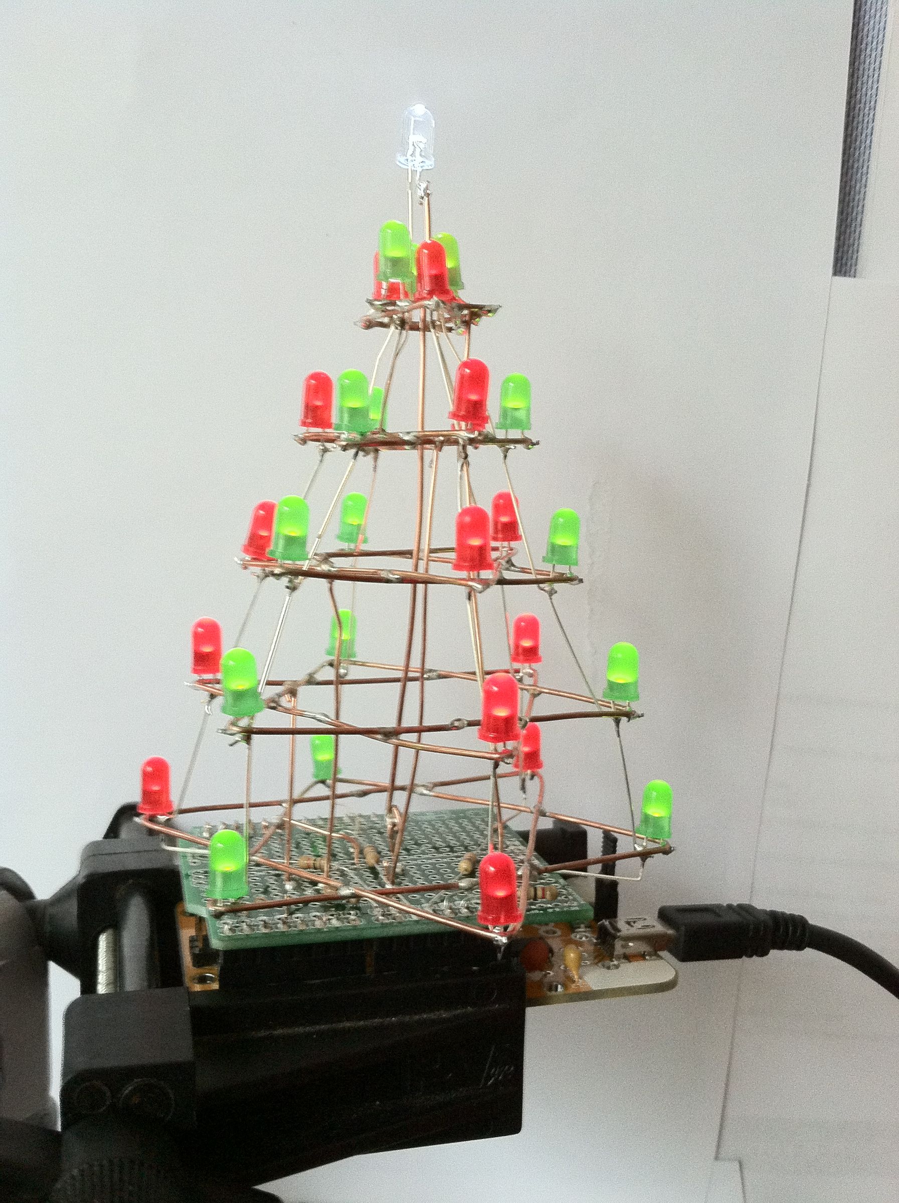 A Charlieplexed Christmas Tree