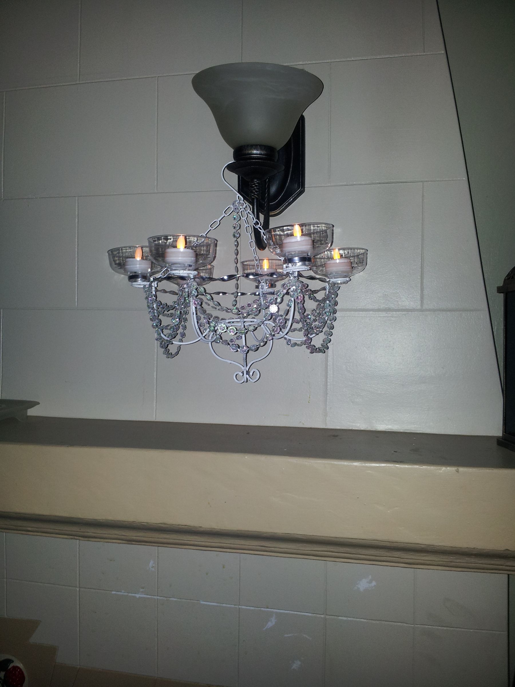 LED Chandelier Dollar Store Chic! 5 Steps (with Pictures