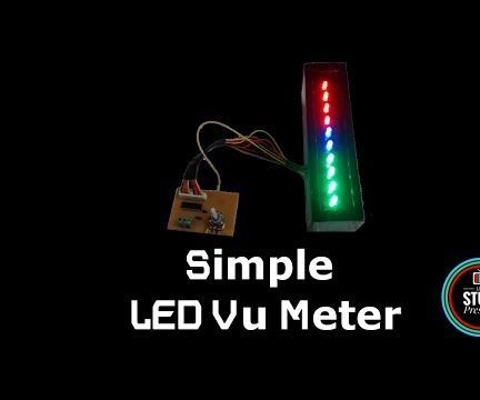 Simple & Easy to Make Vu Meter or Audio Meter Using LM3915