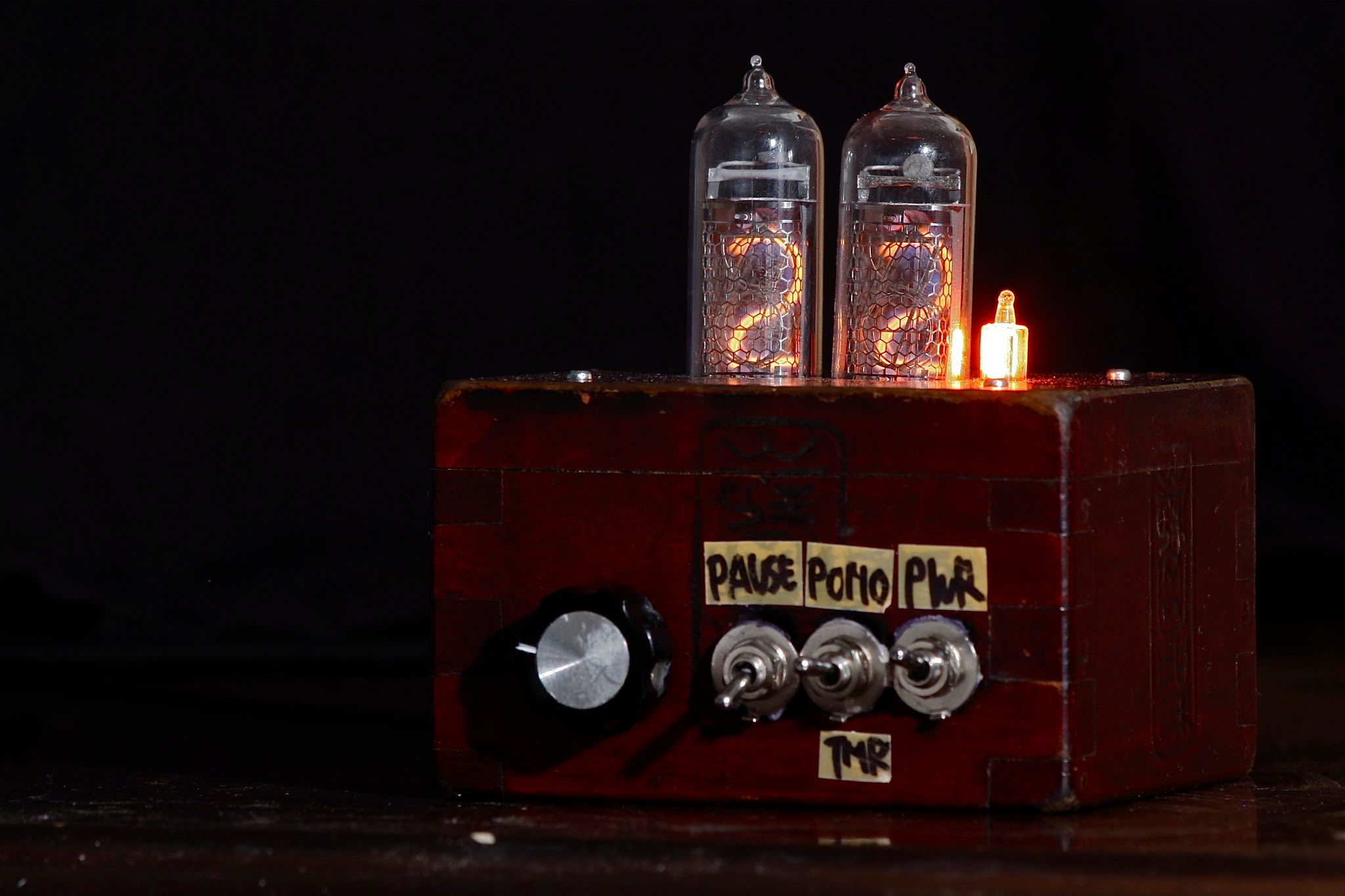 Pomodoro timer with USSR nixie tubes and japanese measure 'masu'