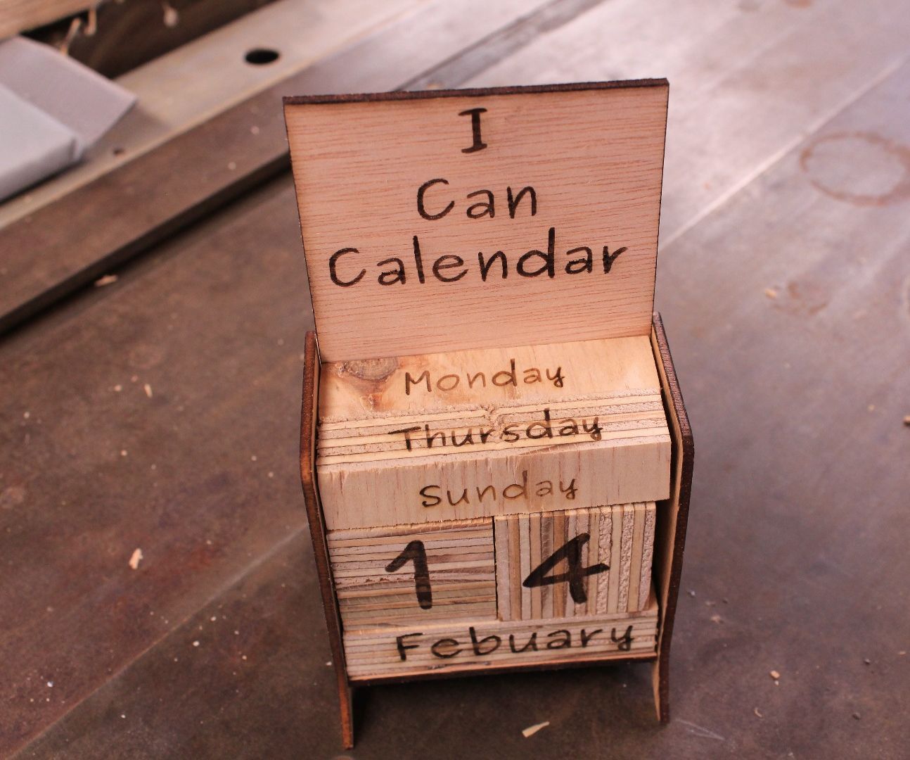 I Can Calendar- From Plywood (Educational Calendar for Kids)