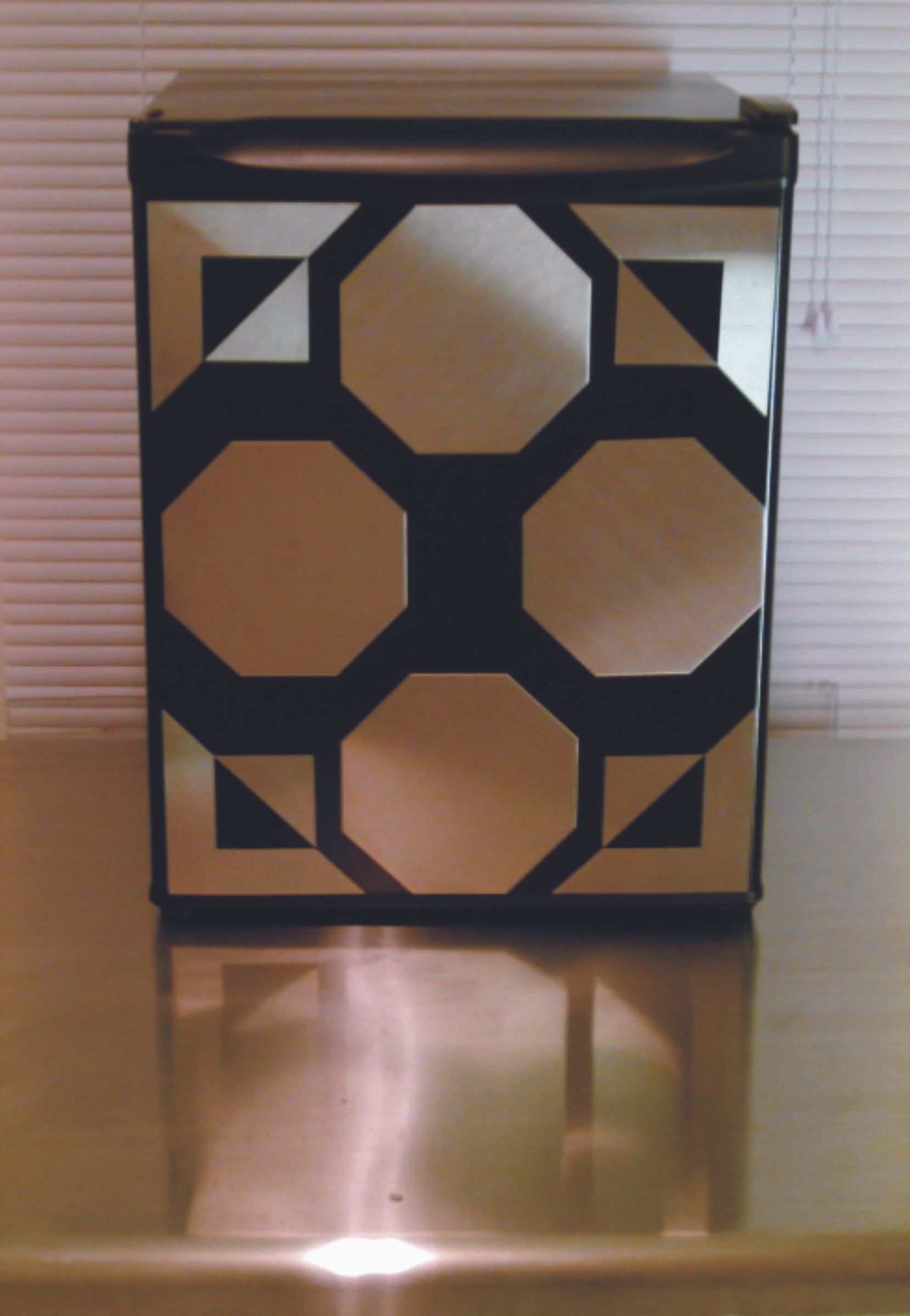 Designer Stainless Steel Mini-fridge